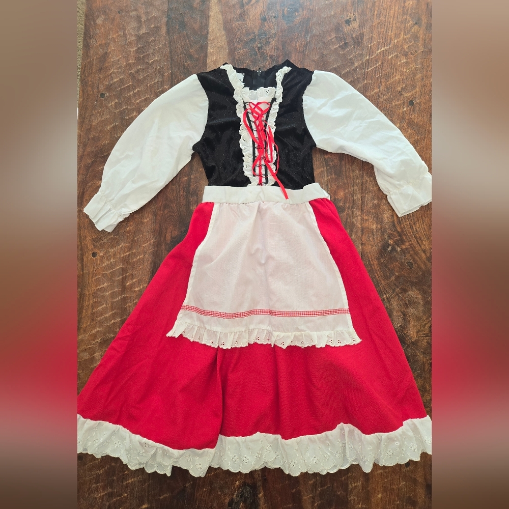 3 Piece Little Red Riding Costume - Picture 2 of 5